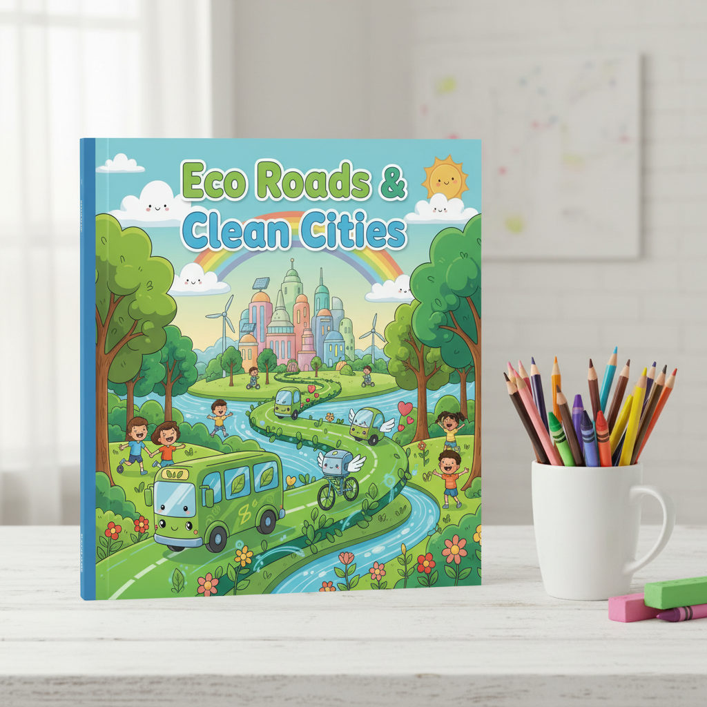 Eco Roads & Clean Cities Colouring Book