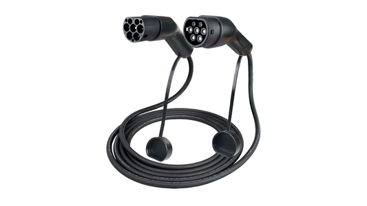 Type 2 charging cable close up