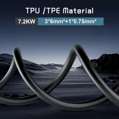EV Supply Hub Type 2 to Type 2 EV Charging Cable – 32A 7.2kW (5m & 10m)