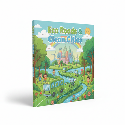Eco Roads & Clean Cities Colouring Book