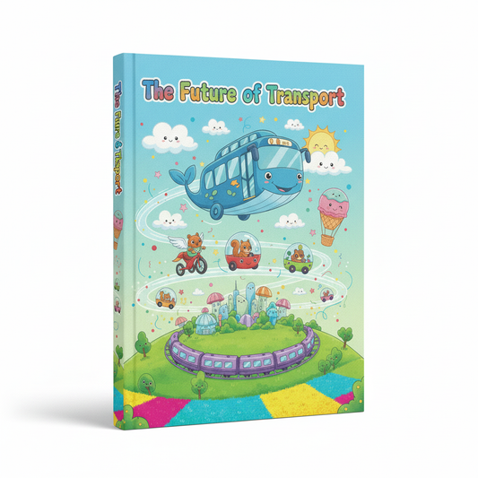 The Future of Transport Colouring Book